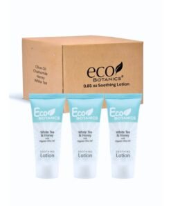 Eco Botanics Bulk Set Transparent Travel-Size Hotel Flip Cap  Lotion