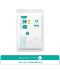 Disposable Bed Sheet Duvet Cover Towels Bath Towels Travel Single Double Suit Sleeping Bag Dirty Hotel Supplies-Color: Double Sheets 230cm*200cm