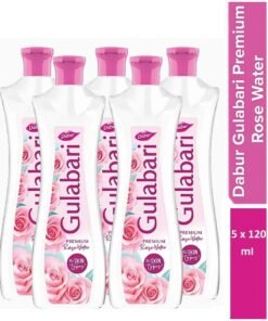 Dabur Gulabari Premium Rose Water Facial Cleansing Toner 5 X 120ml