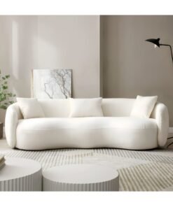 AAF FURNITURE Light Luxury Style Furniture Sofa Set Beige Without Pillow