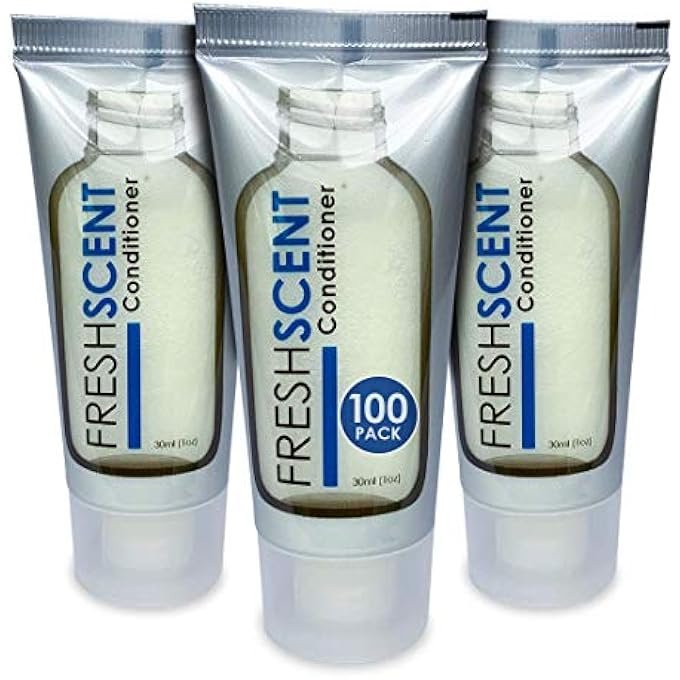 Freshscent CONDITIONER 1OZ (100 PACK) HOTEL TRAVEL SIZE, BULK AMENITIES AND TOILETRIES FOR HOSPITALITY