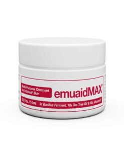 emuaid EMUAIDMAX Ointment for Itchy Skin, Maximum Strength Treatment for Athlete's Foot, Psoriasis, Jock Itch, Rash, Eczema, Cold Sores, Blisters, and Yeast Infection, 2oz