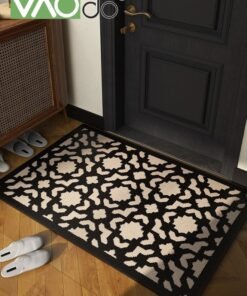 VAOdo Door Mats Indoor Non-Slip Absorbent Front Door Mat Resist Dirt Entryway Rug Classic Geometric Pattern Doormats for Indoor Outdoor Front Door Entryway Patio 60*90CM