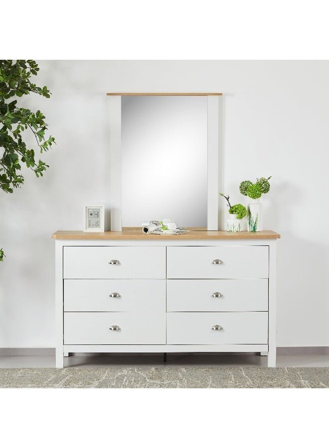 Home Box Hampton NXT Mirror for 6-Drawer Double Dresser