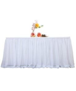 Tulle Table Skirt Phnom Penh Mesh Wedding Christmas Party Decoration Hotel Supplies Tutu Yarn Table Skirt