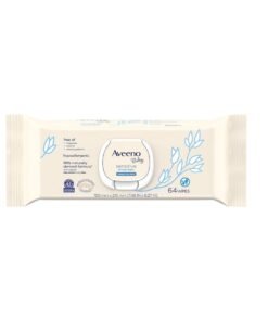 Aveeno Baby Sensitive All Over Wipes Paraben & Fragrance Free 64 ct