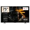 TCL Television 75 Inch Smart TV 4K QLED Colorful Quantum Crystal HDR 10+ Gaming Google TV, 144Hz Native Refresh Rate, ONKYO 2.1 Hi-Fi, Dolby Atmos, MEMC, Game Master, (2025 Model) 75T8C Brushed Titanium
