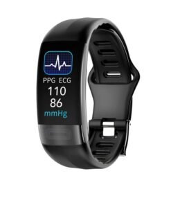 AROAQ P11 Plus Smart Watch, ECG Plus PPG Smart Wristband Fitness Tracker, Waterproof Smart Temperature Detection Watch, Blood Pressure Heart Rate Monitoring Sport Smart Band For Men And Women, (Black)