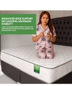 Alternative view of EASELIVING Orthopedic Mattress - 22 cm Medium Firm Mattress with Breathable Fabric | Reversible Bonnell Spring Ortho Mattress with Pressure Relief for All Sleepers | 3-Year Warranty | Single Bed Mattress (90 x 190 cm)