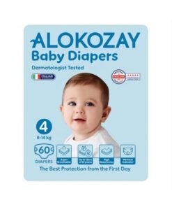 Alokozay Premium Baby Diapers - Size 4 8-14 Kg 60 Diapers