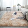 AUTOYSUR Rugs For Living Room,Soft Fluffy Area Rug Bedroom Living Room Shaggy Washable Anti-Skid Comfortable Large Rugs Indoor Modern Home Decor Floor Carpet (Beige)