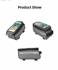 Alternative view of HALAMODO Bike Handlebar Bike Bag Front Frame Bag Road Mountain Bike Pouch Handlebar Mount Phone Bags Waterproof Bike Bag Cycling Accessories for Kids & Girls & Boys & Men & Women