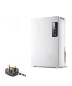 Arabest Home Dehumidifier, Ultra Quiet Auto Shut Off, Portable Small Compact Dehumidifier, Two Modes and Humidity Control, Ultra Quiet Dehumidifier, 2200ML Water Tank (White A)