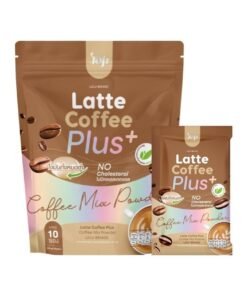 Joji Coffee Plus+ Instant Latte | Healthy Coffee Mix with Fiber & Plant Extract | Sugar-Free, No Trans Fat – 10 Stick Pack