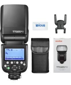 Godox TT685II-S TTL Speedlight Flash for Sony – High-Speed Sync, Wireless X System, Black