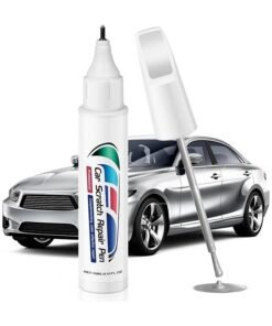 Homonth Touch Up Paint for Cars,Car Paint Scratch Repair Pen Car Paint Touch Up Pen Car Scratch Remover Quick and Easy Fix Auto Paint Chip Repair Auto Touch Up Paint for Scratch Repair Various Cars (Silver)