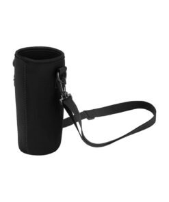 Luckam Water Bottle Holder, Pouch Neoprene Carrier Cover Bag, With Shoulder Strap, For Daily Walking Hiking And Other Outdoor Activities (750Ml), 3 Pcs