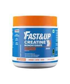 FAST&UP Creatine Monohydrate Micronised - Stamina & Endurance - 250g - 83 Servings, Unflavoured