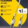 Deerma Handheld Portable Vacuum Cleaner 2 in 1 Push Vacuum With 3 Brushes 16000Pa Low Noise DX120C- 600 W DX120C White