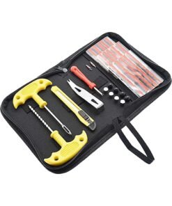 Tire Plug Repair Kit | Heavy Duty Flat Tire Repair Kit | Car Tire Patch Kit for Car, Motorcycle, Bicycle, Electric Vehicle, Motorcycle Tire Repair Kit