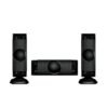 Faster E50 3.1 Channel Speaker System, 70W Subwoofer, Hi-Fi Home Stereo, Bluetooth 5.4 Multimedia Speakers with Remote, USB, AUX, SD Card, FM Radio – Compact Theater Jet