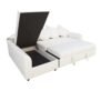 R2R FURNITURE Allform L-Shape Designer Sofa Bed with STORAGE - (Both Sides Available)