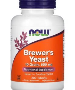 Now Foods Brewer's Yeast 650 mg 200 Tablets