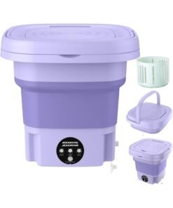 Eesyy Portable Washing Machine, 11L Capacity small washing machine and Dryer with 3 Modes Deep Cleaning, Upgraded Small Collapsible Laundry for Travel, Apartment, Home, Hotel and camping