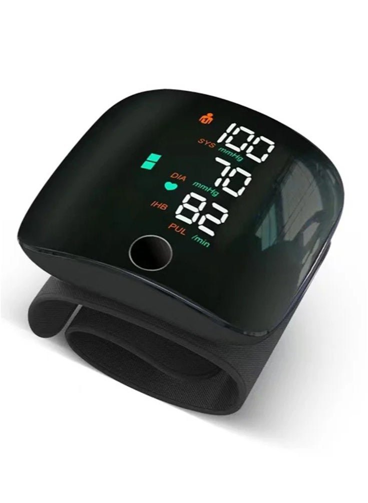 Blood Pressure Monitor Digital Wrist Blood Pressure Machine Adjustable Cuff Bp Detector 2x99 Readings Memory Large Display Voice with Carrying Case Automatic Blood Pressure Wrist Detector Watch,blood pressure meter digital,bp monitor