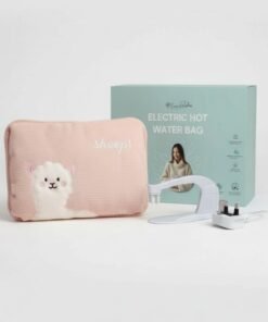 Breeze & Ripplez™ Dual comfort electric rechargeable heating water bag soft fleece cover for pain relief advanced leak proof technology fast heating large size