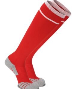 SKY WING Unisex Athletic Knee High Breathable Compression Solid Tube Soccer Football Sport Socks 1/2/3/4 Pairs for Youth Adult