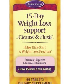 Nature's Secret 15-Day Weight Loss Support Cleanse & Flush 60 Tablets
