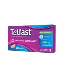 Telfast 180Mg Tablets 30 Count