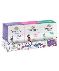 Yardley Luxury Soap Bar Imperial Lavender, Imperial Rose and Imperial Jasmine 100g Pack of 6