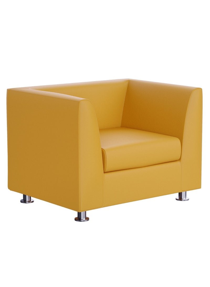 Mahmayi 679 Single Seater PU Sofa - Sandal