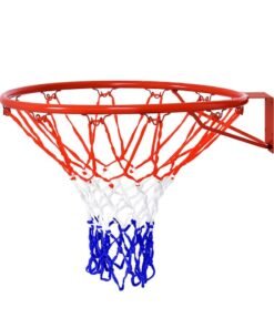 Spall Power Nylon Basketball Ring with Net , Basketball Net Replacement All Weather Basketball Net Fits Standard