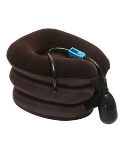 Inflatable Travel Neck Pillow for Airplane Train Car Washable Pillowcase U Shaped Office Napping