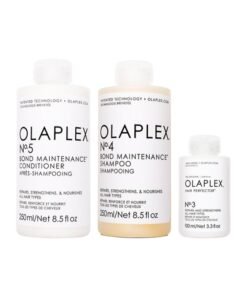 Olaplex 3-Piece No.3 Hair Perfector 100 ml No.4 Bond Maintenance Shampoo 250 ml  And No.5 Bond Maintenance Conditioner 250ml