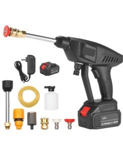 48V Cordless Portable Washer Electric High Pressure Cleaner Machine 200W 30Bar Lithium Handheld Car Cleaning Device With Foam Generator Nozzle Water Pump