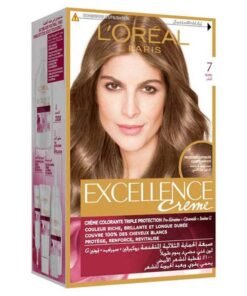 L'OREAL PARIS Excellence Hair Creme Color 7 Blonde pack of 1