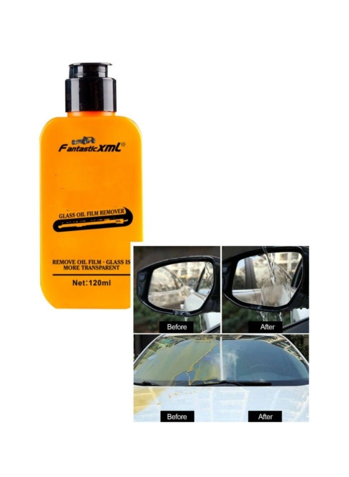 FANTASTIC XML Glass Oil Film Remover Strong Decontamination Cleaner Maintenance Windshield & Headlamp 120ml