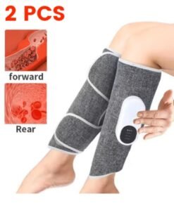 Electric Leg Massager Leg Shaping Wireless Air Compression Heating Calf Massager with 3 Modes 2 Intensities for Arm & Body, Circulation Support and Muscle Relaxation (2 Pcs)