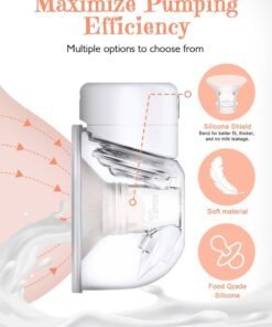 Alternative view of URbazaar 6 Pieces 19mm Breast Milk Pump Inserts Compatible With Momcozy S12 Pro/S9 Pro/S12/S9 (19mm)