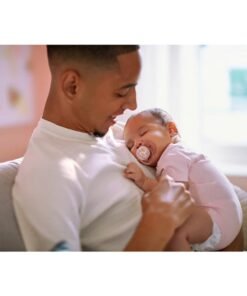 Philips Avent Soother Ultra SOFT 0-6M For Girls, 2 Pieces | No.1 Brand Recommended by Moms Worldwide | Light, Soft, BPA free, Orthodontic with Sterilization Case - Image 3