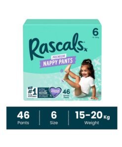 Rascals Training Diaper Pants - Ultra-Flex 360° Waistband, Pediatrician Recommended, Unisex Diapers for Boys & Girls
