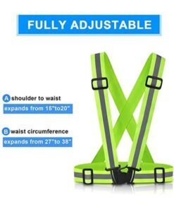 ZCM-HAPPY 2 Piece Reflective Cycling Safety Vest - Image 3