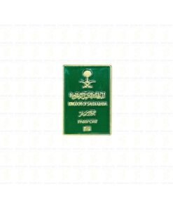 RYN Saudi Arabia Passport Metal Stickers for Mobile, Laptop, Fans and Collectors