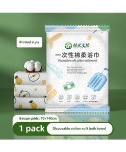 Travel Disposable Bed Sheet Quilt Cover Pillowcase Thickened Four-piece Travel Double Bed Upper Supplies Dirty Hotel Quilt Cover-Color:Thickened Bath Towel * 1 Pack
