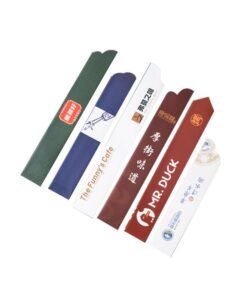 Chopsticks Set Catering Printing Logo Disposable Chopsticks Set Hotel Daily Hot Pot Shop Creative Design Chopsticks Set-Color:Customized Chopstick Covers
