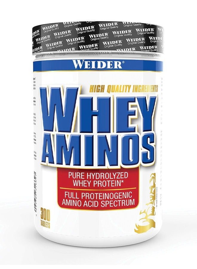 Weider Whey Aminos - 300 Tablets, Essential Amino Acids Supplement